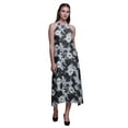 thumbnail image 1 of Bimba Robe de Plage Teinture sur Nœuds pour Femmes, Dos Nu, Col Licou, Été, Soirée, Fête - Petit, 1 of 6