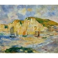 thumbnail image 3 of Pierre-Auguste Renoir 14x12 Black Modern Framed Museum Art Print Titled - Sea and Cliffs (ca. 1885), 3 of 5