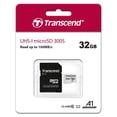 thumbnail image 3 of Transcend 300S - Flash memory card (adapter included) - 32 GB - UHS-I U1 / Class10 - microSDHC UHS-I, 3 of 4