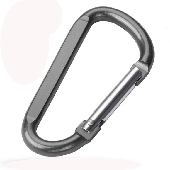 Carabiner 8cm Aluminum D Shaped Carabiner Large Aluminum Alloy External Hook Backpack Buckle Quick Draw Buckle Connection Ring