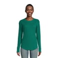 Time and Tru Women's Thermal Top with Long Sleeves, 2Pack, Sizes XS
