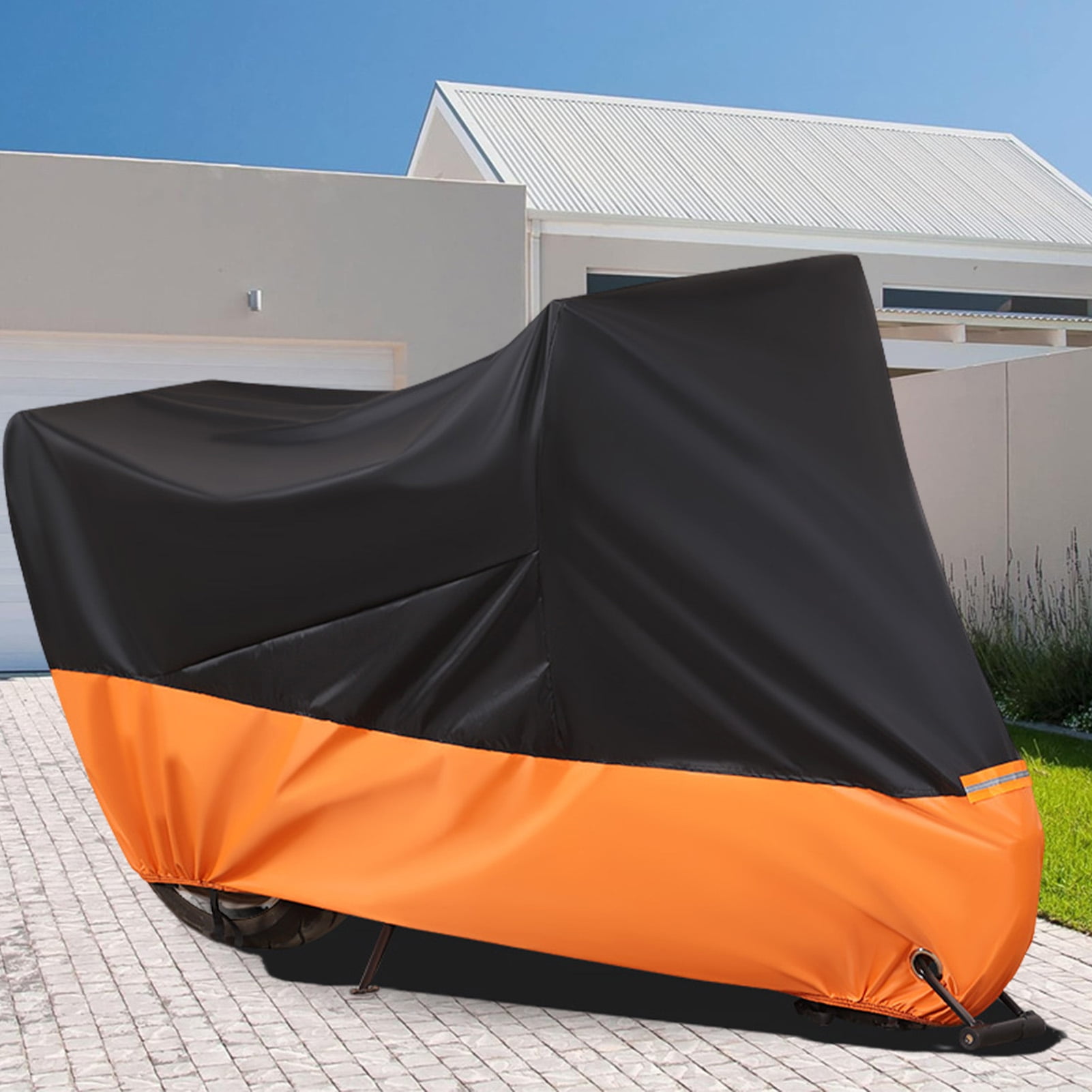 Eoperou Electric Bike Cover Outdoor Waterproof Windproof Bicycle Cover Full Protection from Rain Snow Dust Mountain Road Electric Bike Motorcycle Cover