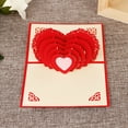 thumbnail image 5 of Sylvtty 3D Heart Pop-Up Card Valentine's Day Greeting Card Automatic Pop-Up Love Card for Mother's Day Anniversary Gift, 5 of 6
