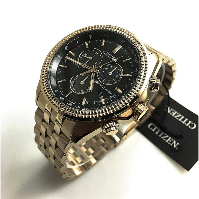 Citizen Men's Eco-Drive Rose Gold-Tone Perpetual Calendar
