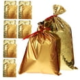 thumbnail image 4 of SWETRACE 24Pcs Reusable Wrapping Bags in Golden for Small Wrapping Bags and Sweets, 4 of 8
