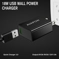 thumbnail image 2 of AVAPOW USB C Charger Block, 18W 3A/5V Fast Charging Power Adapter for AVAPOW Series Product and Others Devices, Black, 2 of 5