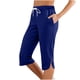 thumbnail image 1 of Pantalones deportivos de mujer de color liso y cintura media - Cintura elástica, diseño informal y estilizado - Pantalones para el día a día, el entrenamiento y las vacaciones, 1 of 4