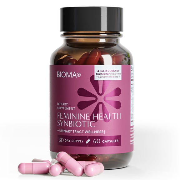 BIOMA Feminine Health Synbiotic, 60 ct / 30 serv.