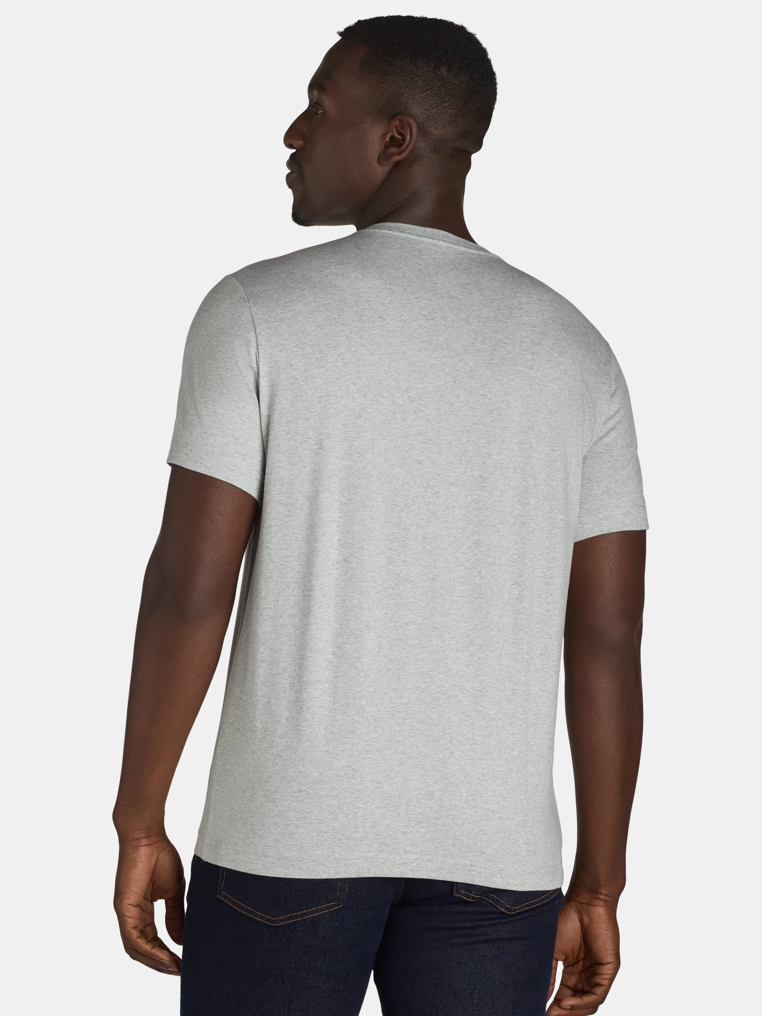 George Men's & Big Men's Relaxed Fit Short Sleeve V-Neck Tee, Sizes S-3XL