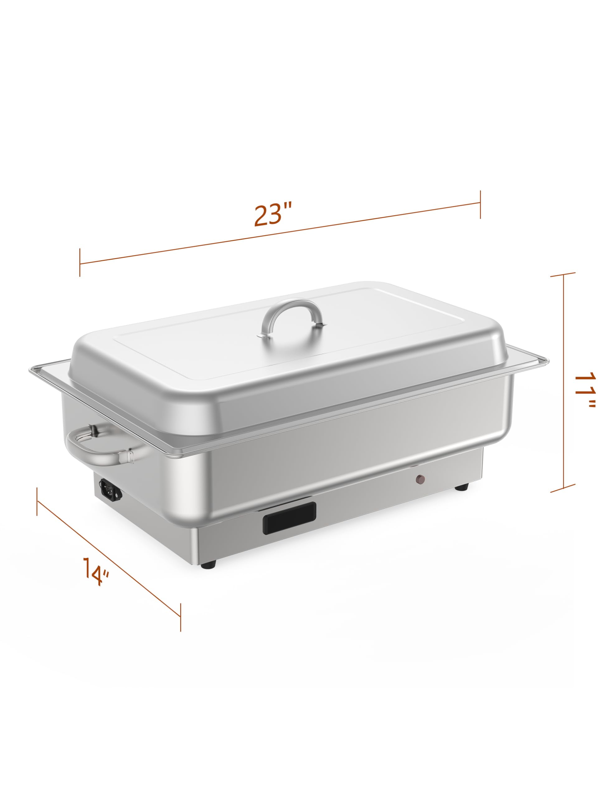 Riedhoff 2 Pack Electric Chafing Dish Buffet Set,2x4.5QT Food Servers and Warmers,for Weddings