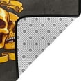 thumbnail image 6 of XMXT Non-Slip Area Rug, Gold Skeleton Badge Polyester Rugs for Living Room, 72 x 48 inches, 6 of 9