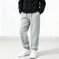 thumbnail image 6 of YUANxueke Athletic Sweatpants for Boys Drawstring Waist Casual Loose Fit Pants with Side Pockets,Gray,Sizes 5-15, 6 of 6