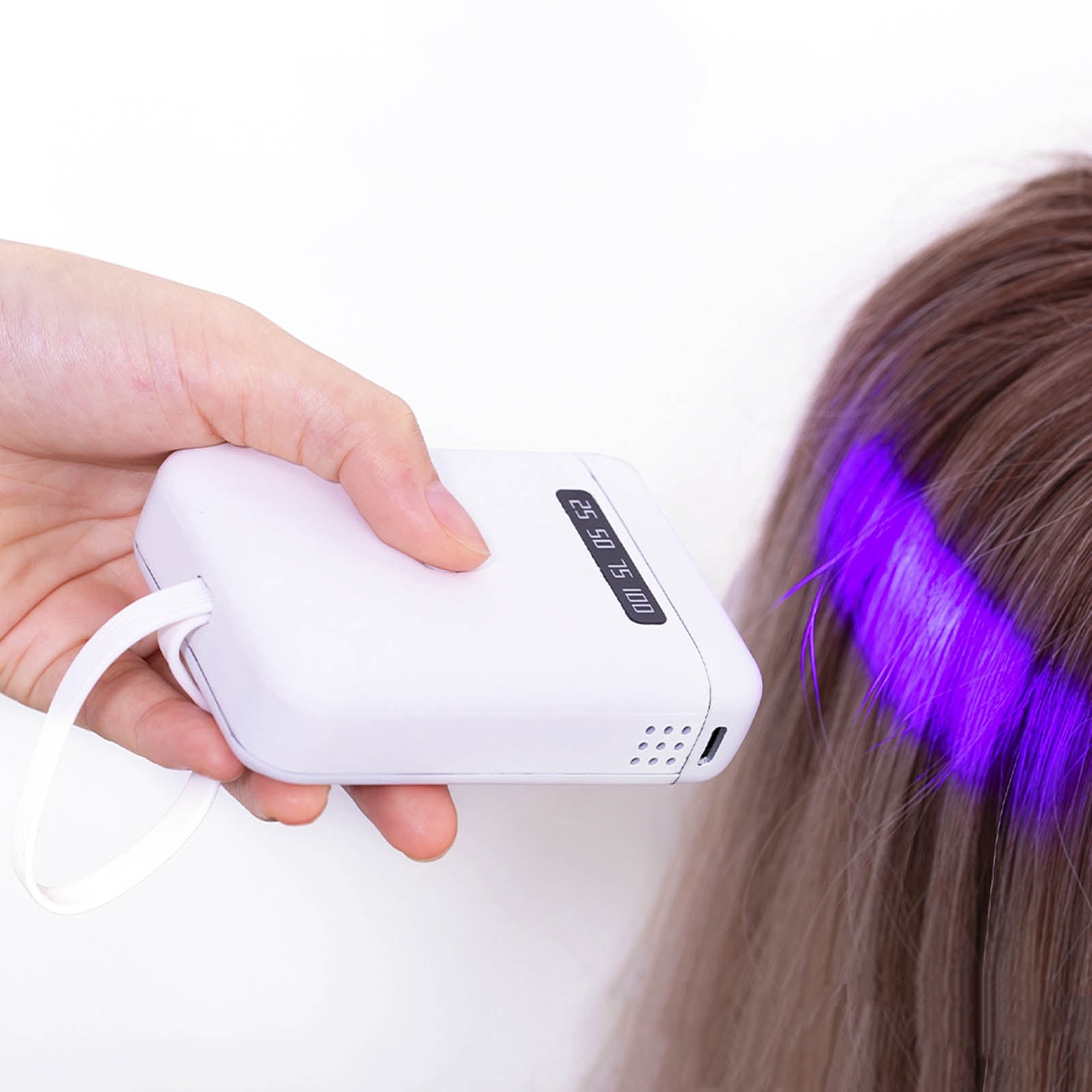 Portable UV Hair Extension Machine Fast Curing Lamp for Wig Extensions New UV Light Hair Extensions Kit Set Glue v light hair  main image 4