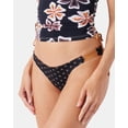 thumbnail image 6 of Roxy Playa Hermosa Reversible Hipster Cheeky - Size L - Color: Brown/Black Combo, 6 of 7
