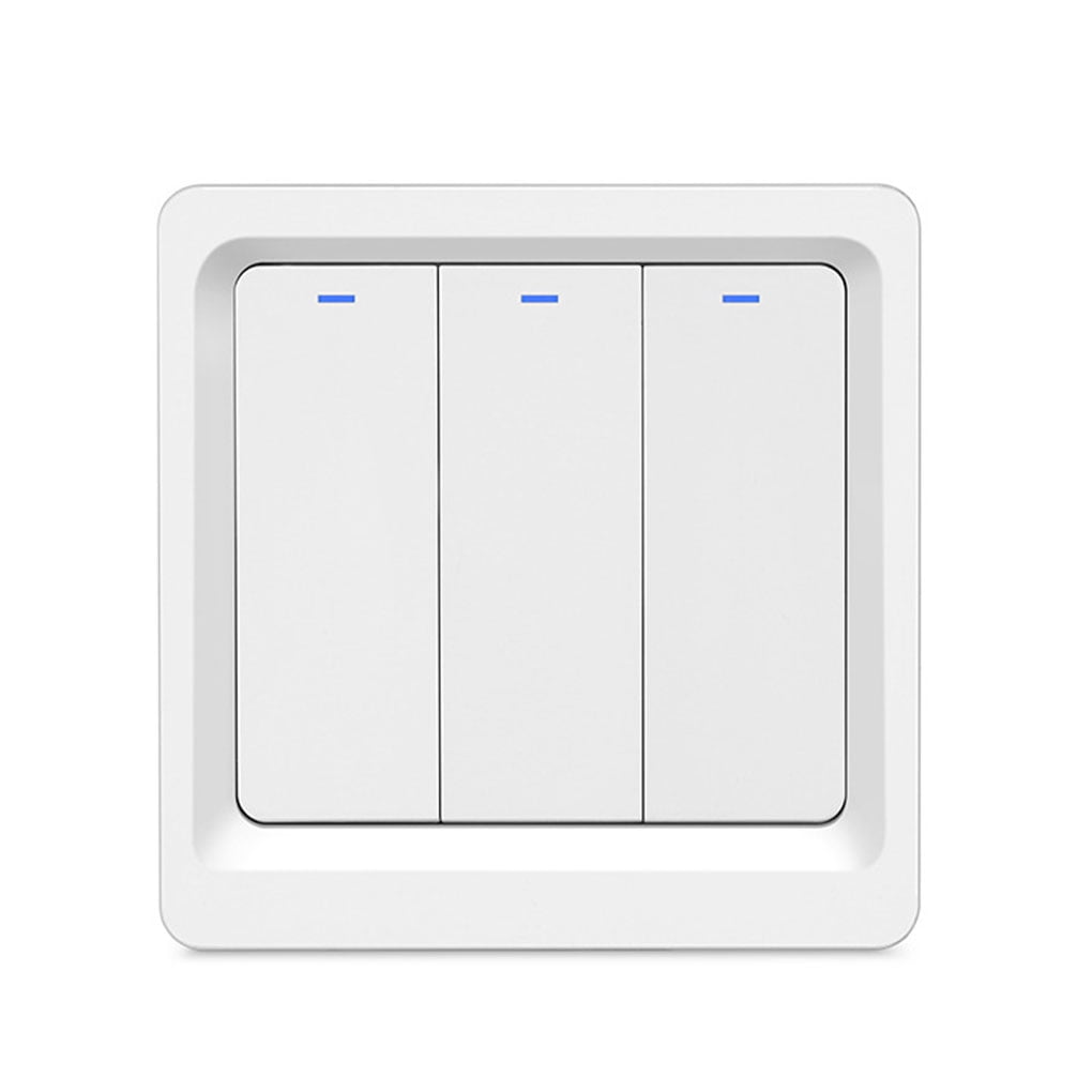 Worallym Push Button Switch Lightweight Wireless Voice Control Two