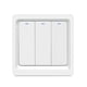 thumbnail image 1 of Inteprter Interruptor de botón, ligero, inalámbrico, Control de voz, tres bandas, interruptores de luz, dispositivo de iluminación para sala de Electrodomésticos Tipo de llave de tres vías Inteprter HA064951-01, 1 of 6