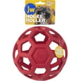 thumbnail image 4 of ERDS-HOL-EE RPLLER Original Treat Dispensing Dog Ball - Hard Natural Rubber - Assorted Colors, 4 of 4