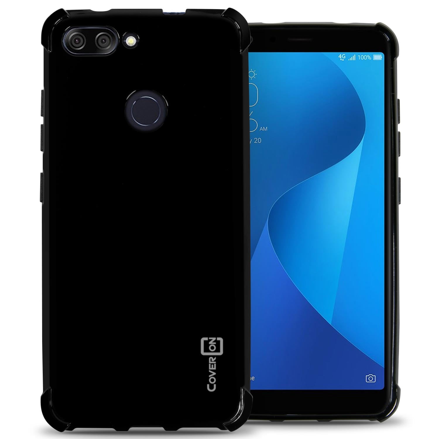 CoverON Asus ZenFone Max Plus (M1) ZB570TL Case, FlexGuard Series Soft Flexible Slim Fit TPU Phone Cover