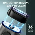 thumbnail image 3 of Afeitadora eléctrica Fangaci Mini Razor de 3 cuchillas con LED y USB-C, 3 of 7
