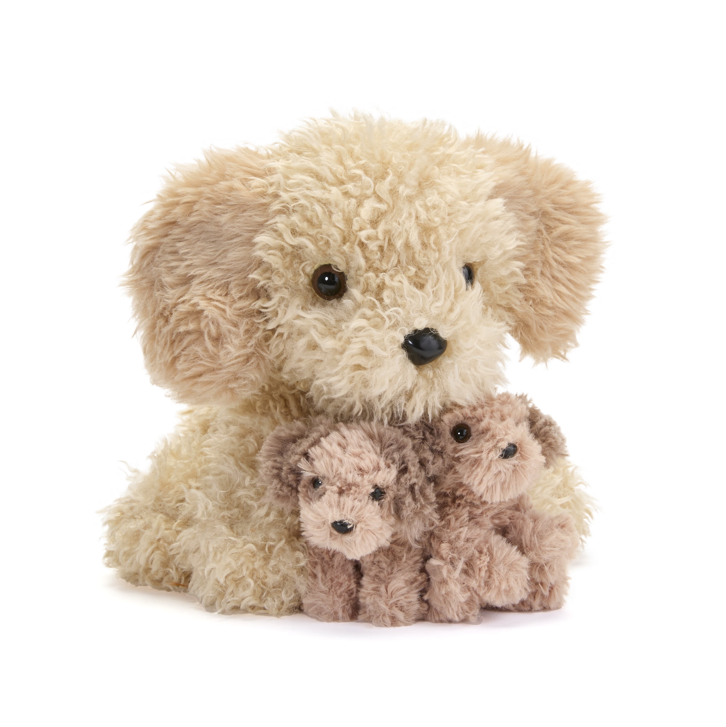 Hugs & Cuddles™ Fluffy Fam 10” Doodle Mommy & Babies Plush Set