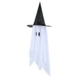 thumbnail image 6 of Xinwanna Halloween Hanging Decoration Outdoor Hanging Pumpkin Ghost with Witch Hat for Outside Yard Porch Lawn Tree Decor (Mix Color), 6 of 13