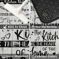thumbnail image 5 of Grey Kitchen Rugs And Mats Non Skid Washable, Vintage Kitchen Mat Set Of 2 Decorative Anti-Fatigue Floor Mats for Cooking and Dining Areas Black Kitchen Decor and Accessories 17"x47.2"+17"x30", 5 of 6