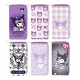 thumbnail image 2 of Monedero de dibujos animados con estampado de Sanrio para mujer, monedero largo impermeable con cremallera, tarjetero, bolso de mano, regalos de cumpleaños, 2 of 4