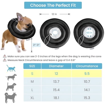 GASTROPOD Protective Cone for Dogs Cats After Surgery Soft Elizabethan Collar Recovery