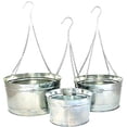 thumbnail image 1 of Very Cool Stuff VCSFZHP14 14 in. Zinc Hanging Planter, 1 of 1