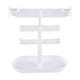 thumbnail image 2 of Soporte de joyería Yinane clásico para colgar pendientes de exhibición blanco, 2 of 8