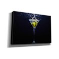 thumbnail image 2 of Epic Graffiti 'Dirty Martini Splash' by Epic Portfolio, Canvas Wall Art, 26"x18", 2 of 2