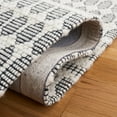 thumbnail image 5 of SAFAVIEH Marbella Norton Geometric Area Rug, Black/Ivory, 6' x 6' Round, 5 of 10