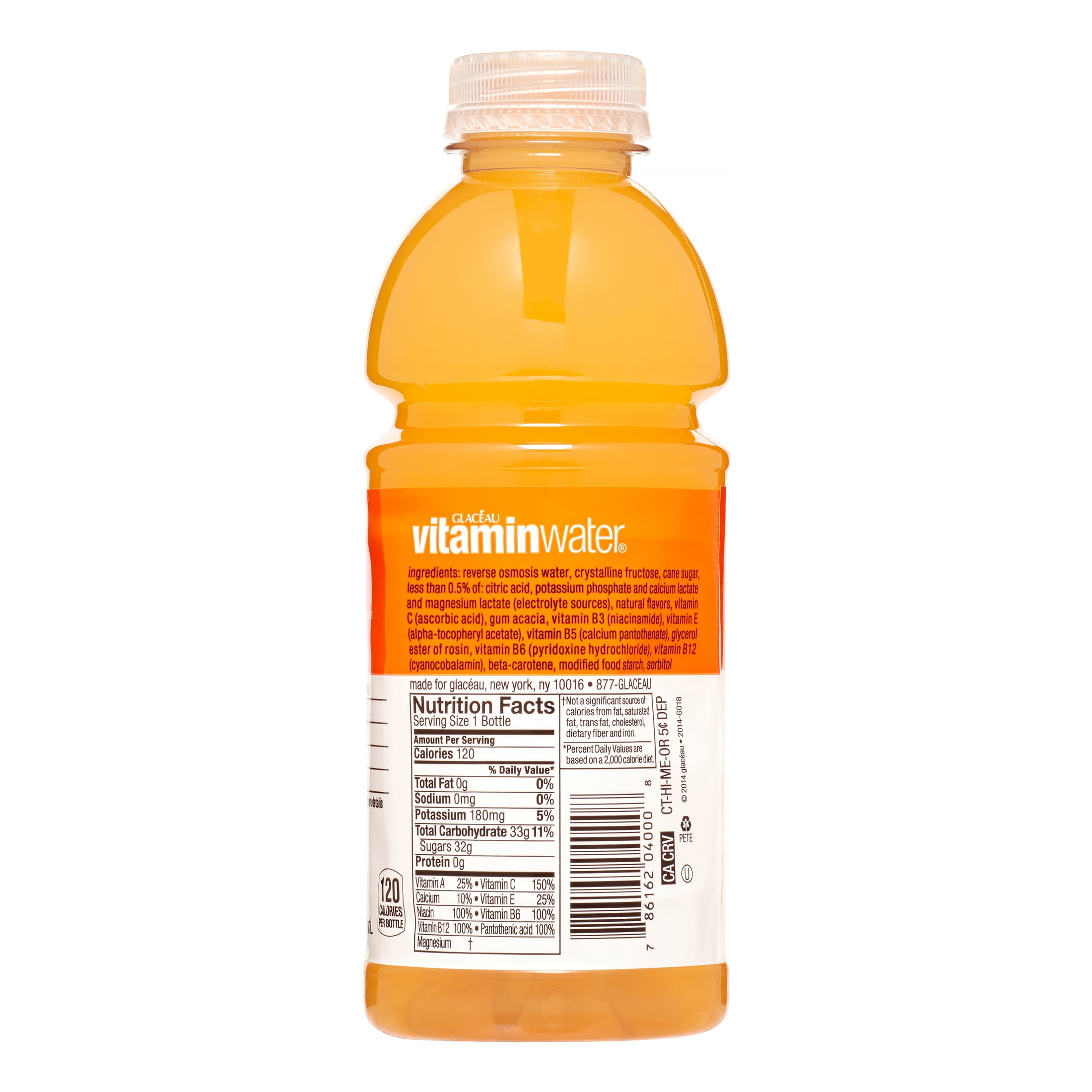 vitaminwater Essential, Orange, 20 Fl Oz, 24 Ct