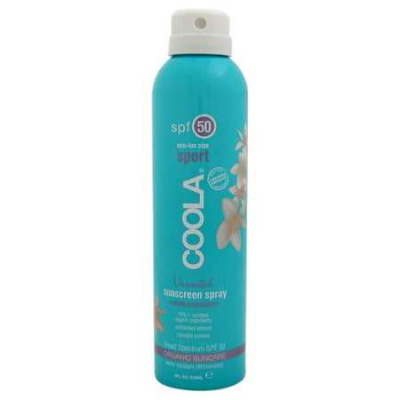 UPC 857770005182 product image for COOLA Sport Sunscreen Spray SPF 50, Unscented, 8 Oz | upcitemdb.com