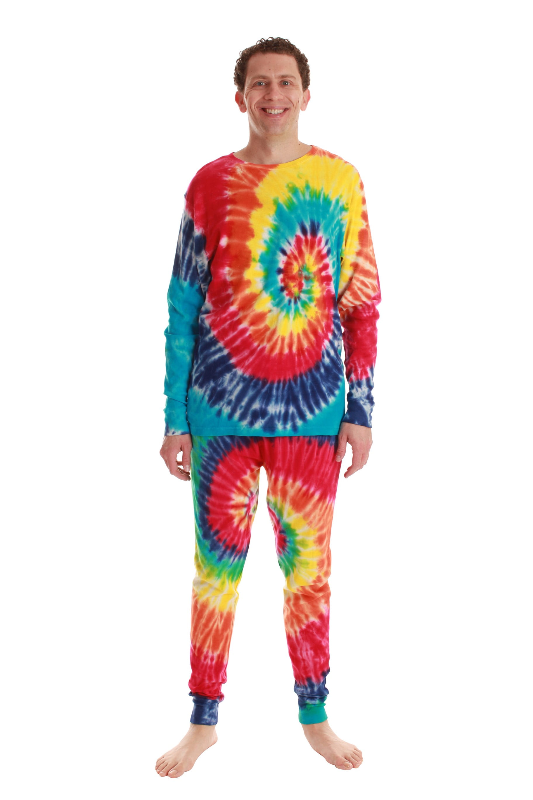 followme Matching Christmas Pajamas for Family or Couples Tie Dye