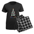 thumbnail image 5 of CafePress - Bernese Mt Dog Xmas Tree Pajamas - Women's Short Sleeve Print T-Shirt and Pants Dark Cotton Pajama Set, 5 of 7