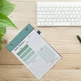 thumbnail image 1 of To Do List Notepad 100 Undated Sheets （8.5"×6.1"）Duplex Printed Daily Planner For Work Home School Desk Accessories & Goal Setting Tasks Green, 1 of 6