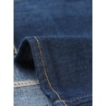 thumbnail image 5 of DARING DIVA Women's Plus Size Button Down V Neck Sleeveless Jean Waistcoat 1X Blue, 5 of 6