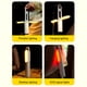 thumbnail image 2 of Naiovety Luz Led plegable para acampar con batería de 6 horas de duración, luces para acampar, linternas, luz recargable Estufas de camping negro, 2 of 4