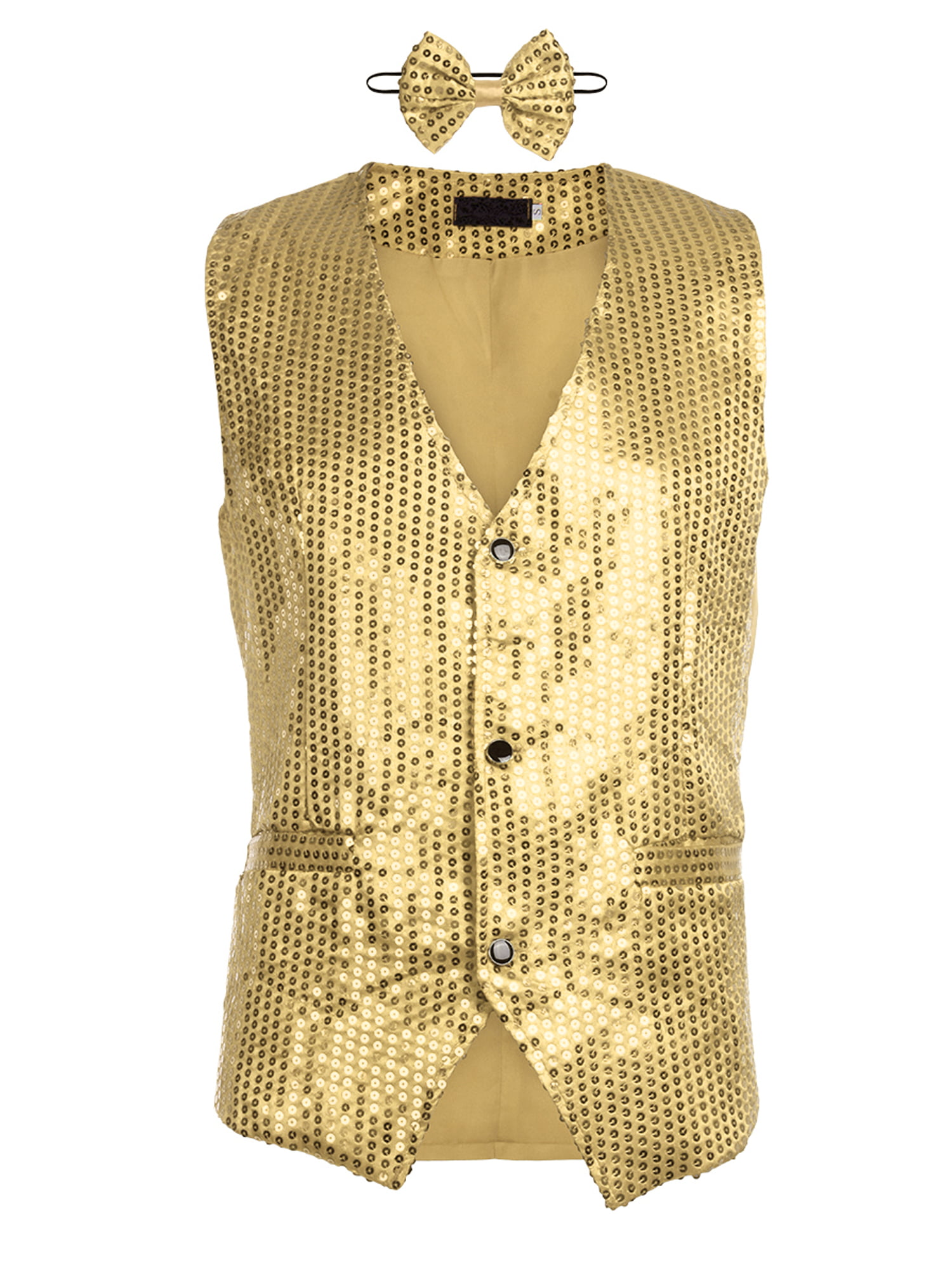 wybzd Men Shiny Sequin Glitter Embellished Blazer Jacket Nightclub ...
