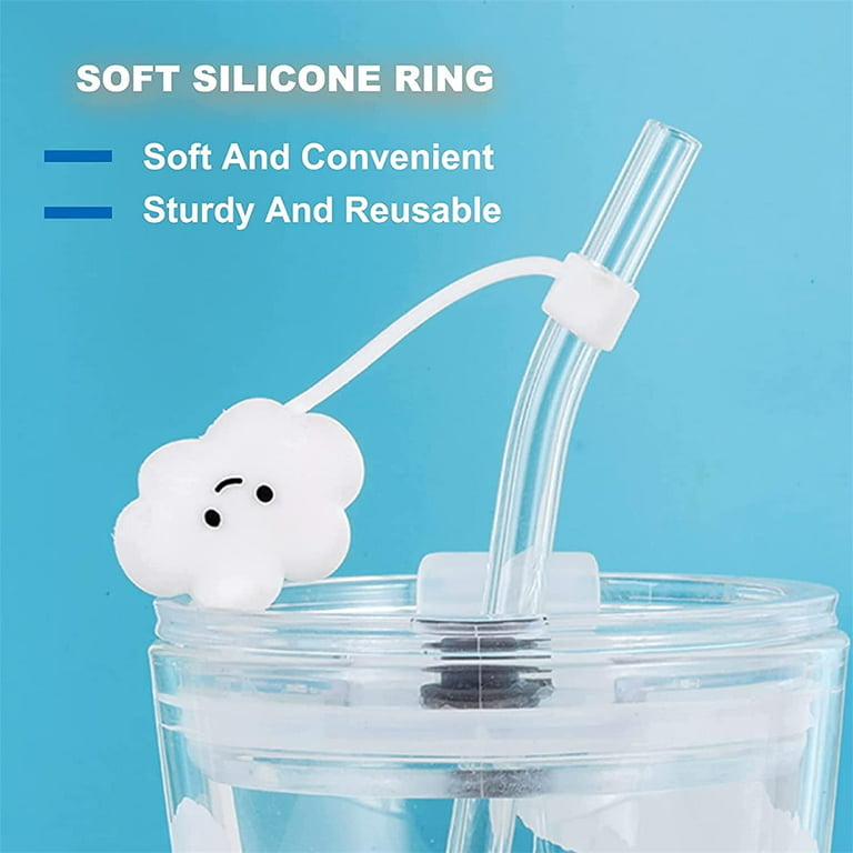 silicone silicone straw tips cover dustproof