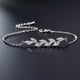 thumbnail image 4 of Sonducket Pulseras de circón con forma de mimbre, brazalete con purpurina, accesorio de moda, cadena de rama para banquete de boda, fiesta, Ropa, zapatos y accesorios Miscelánea Oro blanco, 4 of 6