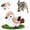 Sparrow, variant on Toys Flapping Bird (No Flying),Rechargeable -Activated Interactive with Lifelike Chirp for Indoor Cats & Kittens Exercise (Goldfinch