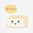 thumbnail image 3 of CafePress - Kawaii Tofu Asking People To Love Tofu Sweatshirt - Crew Neck Sweatshirt, 3 of 4