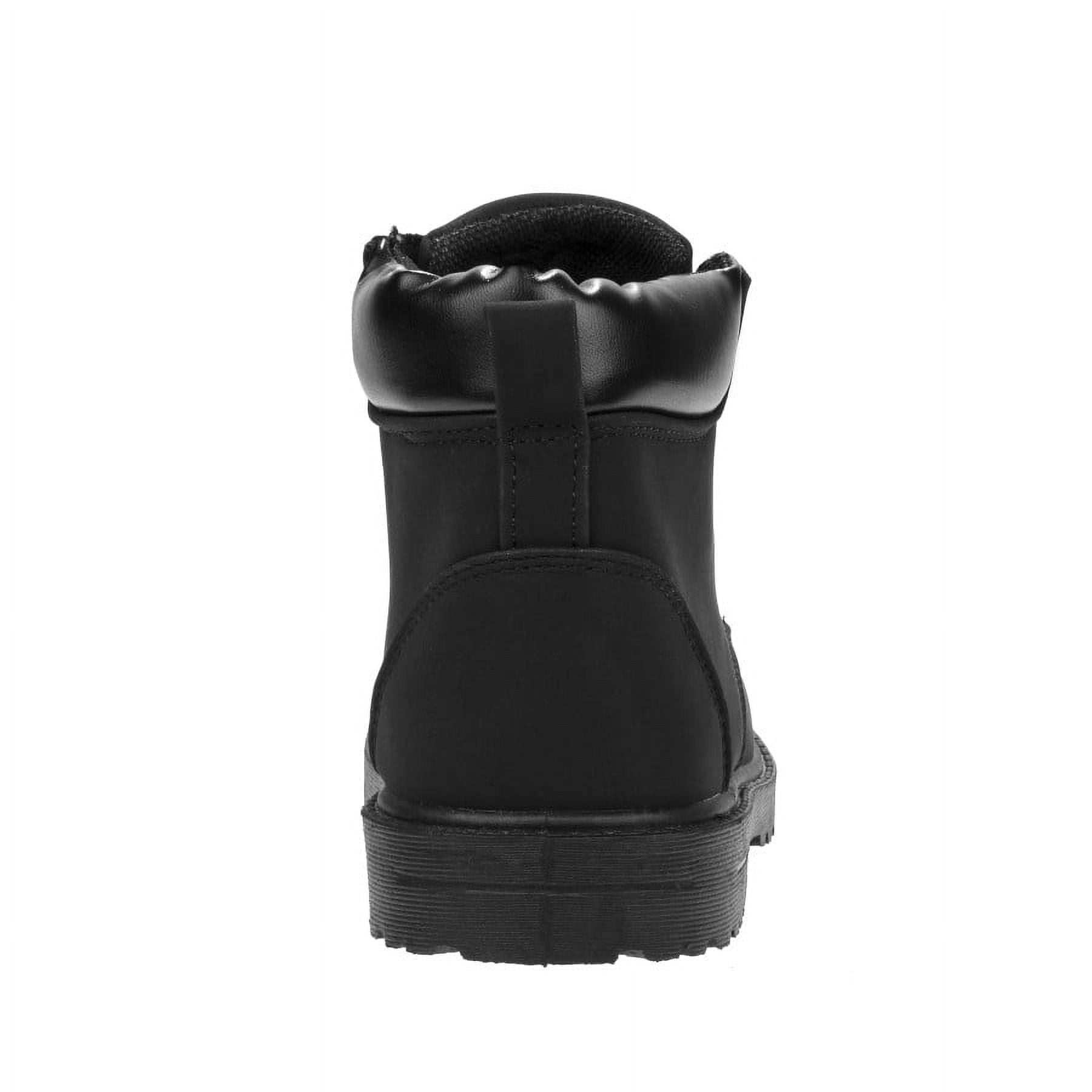 Josmo Unisex Outdoor Kids Lace Up Comfort Casual Boots: Perfect for Outdoor Adventures, Black, 13