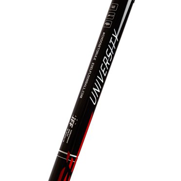 EXEL University Series Floorball Stick - Round Fiberglass Shaft With Megalomaniac Blade