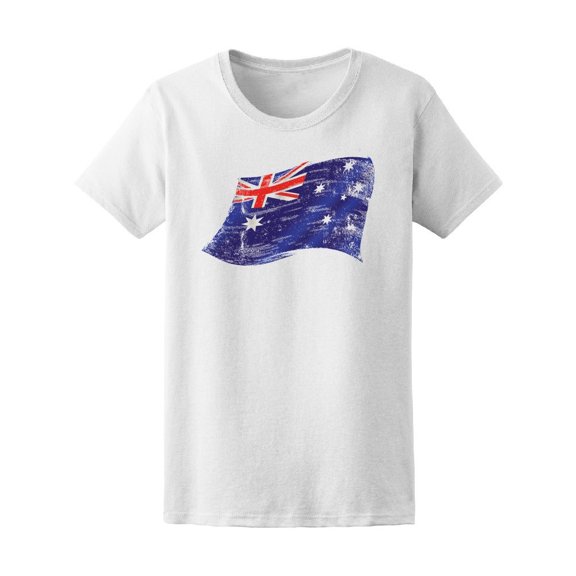 Flag Of Australia In The Wind Tee Men's -Image by Shutterstock