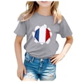thumbnail image 1 of TZEWGL Cute Shirt For Kid Sport Prints Short Sleeve Round Neck Basic Clothes For Newborns size 4-5T, 1 of 5