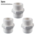 thumbnail image 5 of Washing Machine Dishwasher Water Inlet Fill Hose Connector Fitting 1/2\" 3/4\" 1\" 1-1/4\" Plastic White Plumbing Accessory for Heating System, 5 of 6