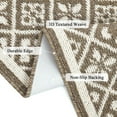 thumbnail image 2 of Vaukki 2'x6' Washable Non Slip Runner Rug for Hallway Entryway Kitchen Laundry Room, Brown, 2 of 6